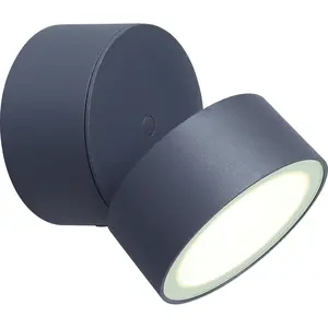 563800003 applique trumpet métal noir 1 l - Lutec pas cher