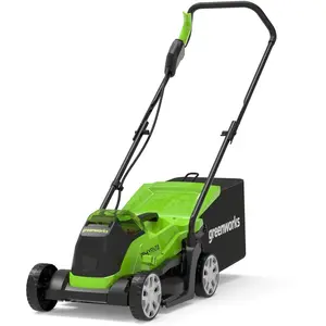 Greenworks Tondeuse à Gazon Sans Fil 24V 33cm Sans Batterie ni Chargeu... pas cher