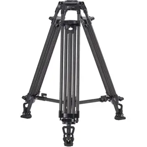 Sirui BCT-2203 Trépied Broadcast avec sac sans tête (10 x Carbon, 75 mm, hauteur 160 cm, poids 3,7 kg, charge 10 kg) Noir