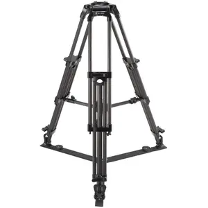 Sirui BCT-3203 Trépied Broadcast avec sac sans tête (10 x carbone, demi-coque 100 mm, hauteur 160 cm, poids 4,5 kg, charge 18 kg) Noir