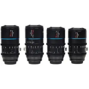 SIRUI Mars 1.33x T2 à T2.9 Ensemble d'objectifs anamorphiques MFT (24 mm, 35 mm, 50 mm, 75 mm M4/3 objectifs anamorphiques) pas cher