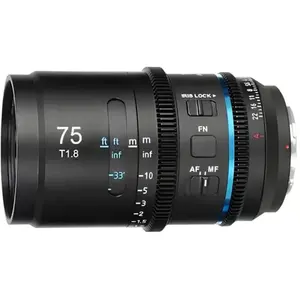 Sirui Astra anamorphique 75mm T1.8 x1.33 AF flare bleu - monture Z