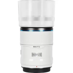 Sirui Sniper 56mm F1.2 APSC Auto-Focus Lens (Fuji X-Mount, White) (Fuj... pas cher
