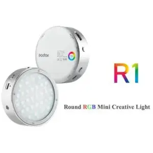 Godox R1 mini torche LED ronde RGB pas cher