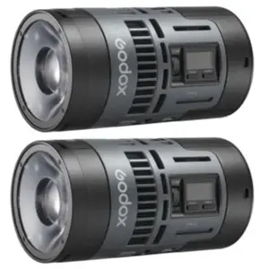 Comparateur de prix : Godox RS60Bi 2K Kit Knowled 2 torches LED Bi-Color + accessoires