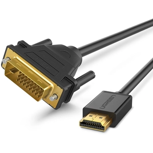 Comparateur de prix : UGREEN Câble HDMI Mâle vers DVI D 24 1 Mâle 1080P, plaqué or, 2m