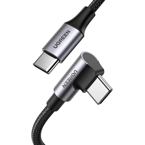 Ugreen 70645 - USB-C naar USB-C 90°hoek kabel 2 meter pas cher