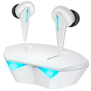 Comparateur de prix : AWEI Bluetooth 5.0 T23 TWS hoofdtelefoon + gaming docking station wit/...