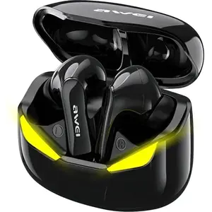 Huawei AWEI Headphones Bluetooth 5.0 T35 TWS Black - 6954284004176 pas cher