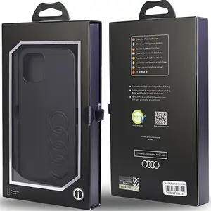 Audi Coque De Téléphone Synthetic Leather Iphone 12 Pro 6.1 Autpupcip12pttd1bk pas cher