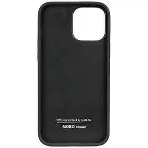 Audi Synthetic Leather Back Case - Apple iPhone 13 Pro Max (6.7") - Zwart pas cher