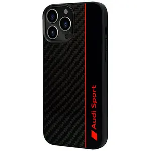 Audi Sport Carbon Fiber Back Case - Apple iPhone 13 Pro Max (6.7") - Z... pas cher