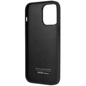 Audi Cuir Synthétique - Étui pour iPhone 14 Pro Max (Noir) pas cher