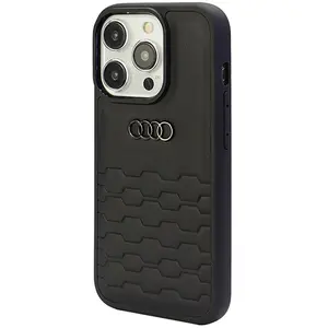 Audi GT Leather Back Case - Geschikt voor Apple iPhone 15 Pro Max (6.7... pas cher