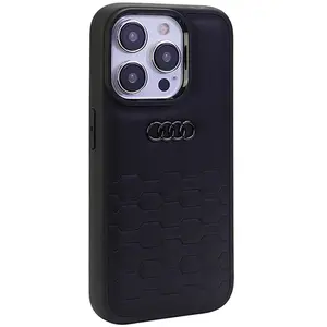 Audi GT Leather Back Case - Geschikt voor Apple iPhone 15 Pro (6.1") -... pas cher