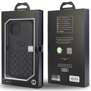 Audi Coque De Téléphone Genuine Leather Iphone 11xr 6.1 Autpupcip11rq8d1bk pas cher