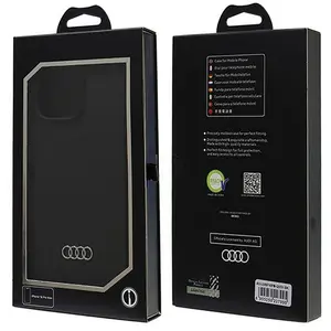 Coque en silicone - Audi - iPhone 16 Pro Max 6,9 - Noir - Souple - Élégant pas cher