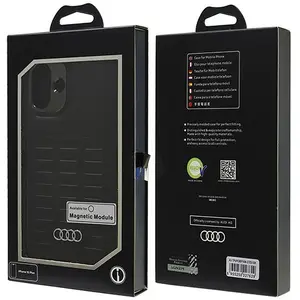 Étui - Audi - AU-TPUPCMIP16M-GTD3-BK - Cuir écologique - TPU - iPhone 16 Plus 6,7 Noir pas cher
