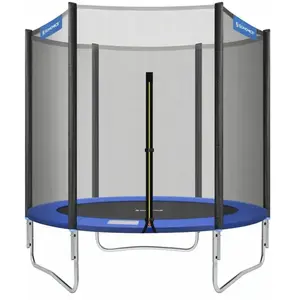 SONGMICS Trampoline jardin Ø 183 cm avec Filet de Protection, Poteaux ...Vendu parcdiscount