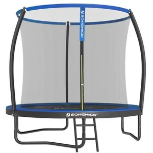 Trampoline extérieur Ø 244 cm Jardin avec Échelle, Filet de Protection...Vendu parcdiscount