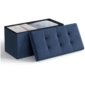 Banc de rangement pliable SONGMICS - Modèle LSF47IN - 80 L - Charge ma... pas cher
