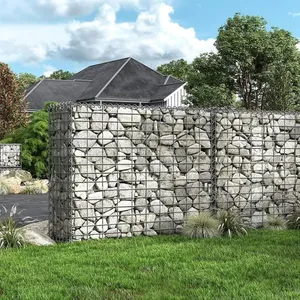 Comparateur de prix : Lot de 4 Gabions pierre - SONGMICS - GGB483 - Dimensions de mailles 10...