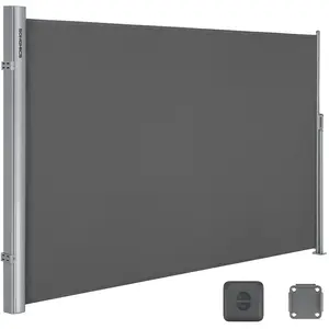 Store latéral - SONGMICS - GSA205G - Brise-Vue - Gris foncé - 280 g/m² pas cher