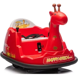 BALOVEBY Auto Tamponneuse pour Enfants 2-5 Ans Voiture Électrique Rota... pas cher