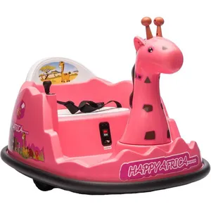 BALOVEBY Auto Tamponneuse pour Enfants 2-5 Ans Voiture Électrique Rota...