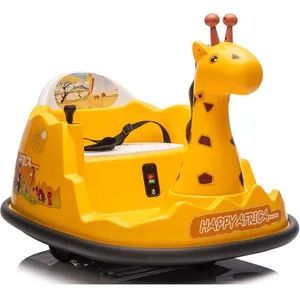 BALOVEBY Auto Tamponneuse pour Enfants 2-5 Ans Voiture Électrique Rota... pas cher