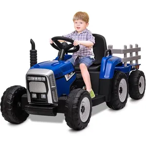 PROMIRACAL Tracteur électrique 12V pour Enfants avec remorque,Voiture ... pas cher