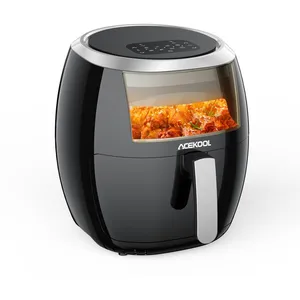 friteuse airfryer 7.7L,1800W - Salutmeuble - Touch - Santé - Grande capacité - noir pas cher