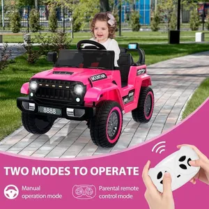 Jeep Voiture électrique 12V-45 Ah 3 vitesses avec télécommande 2.4 G p... pas cher