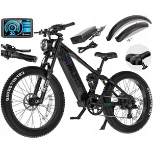 VTT Electrique Tout Suspendu VITILAN T7 Pro Moteur 1600 W Batterie 30 Ah Freins Hydrauliques Transmission 8 Vitesses Caméléon pas cher