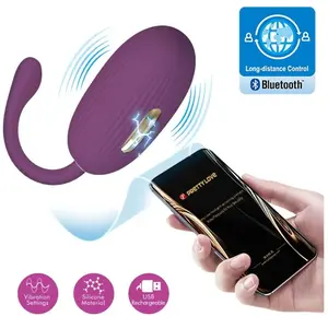 Pretty Love - Doreen - E-stim Vibrerend Eitje - Electrosex - Met App Control - Lichtpaars