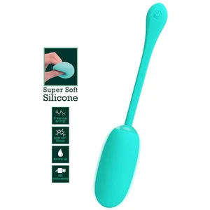 Oeuf Vibrant Julius Turquoise 8 x 3.2cm   pas cher
