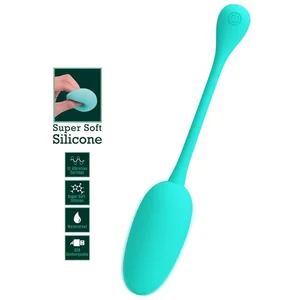 Oeuf Vibrant Knucker 7 x 3.3cm Turquoise   pas cher