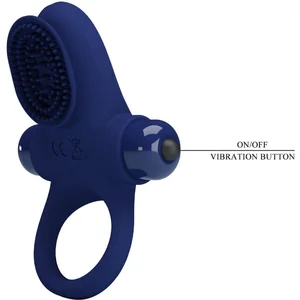 PRETTY LOVE - PALLE COCKRING MET VIBRATIE BLAUW | COCKRING | VIBREREND...