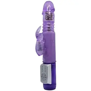 Baile Vibromasseur Rabbit Va/Vient avec Tête Rotative