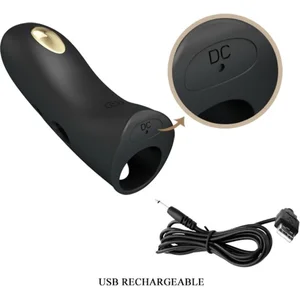 PRETTY LOVE - MARICO BLACK ELECTRO-STIMULATOR FINGER COVER - 18K GOLD ...Vendu parbol