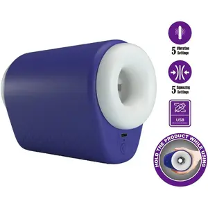Pretty Love - DJ Lady - Squeezing Perfect Stroker - Blauw/Wit