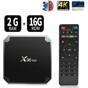 X96 MINI TV BOX 2GO + 16GO Android 7.1.2 Multi-Core 64bit Cortex-A53 G... pas cher