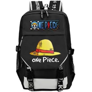 WASDK Sac à dos - One Piece - Zoro Luffy - Imperméable - Chargeur USB - Grande capacité pas cher