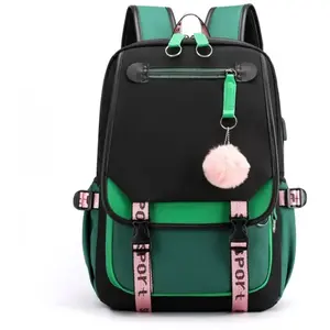 INSFITY Sac à Dos Scolaire en Nylon Imperméable Cartable Primaire Sacs... pas cher