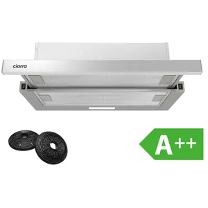 Comparateur de prix : CIARRA Ciarra Hotte Tiroir Téléscopique 60cm 370m³/h Classe A Inox CBCS6906D-OW
