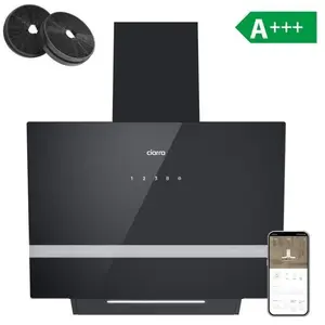 Comparateur de prix : CIARRA Hotte Aspirante Booster 650m3/h A+++ Hotte Wi-Fi APP Contrôle 4...