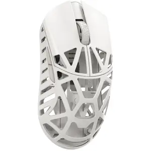 WLMouse Beast X Mini Pro Solid Sides Milky White - Muis - Draadloos - ...