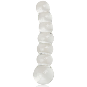 LoveToy Gode en verre Sceptra 16 x 3.8cm Transparent pas cher