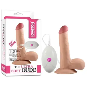 Lovetoy The Ultra Soft Dude Godemichet Vibrant 1 Unité pas cher
