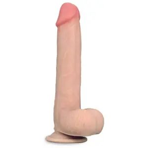 Comparateur de prix : Lovetoy - Dildo Met glijdende huid 23 x 4 cm - Lichte Huidskleur